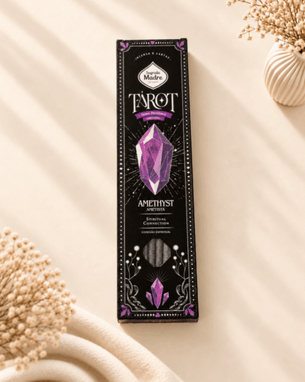 Incenso Tarot Gemas – Ametista — Clareza espiritual e proteção